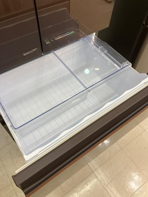 SAHRP 6ドア冷蔵庫 冷凍庫右側レール部分割れ有 SJ-GK50J-T 2022年製 504L 150L 取扱説明書付 クリーニング済