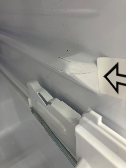 SAHRP 6ドア冷蔵庫 冷凍庫右側レール部分割れ有 SJ-GK50J-T 2022年製 504L 150L 取扱説明書付 クリーニング済