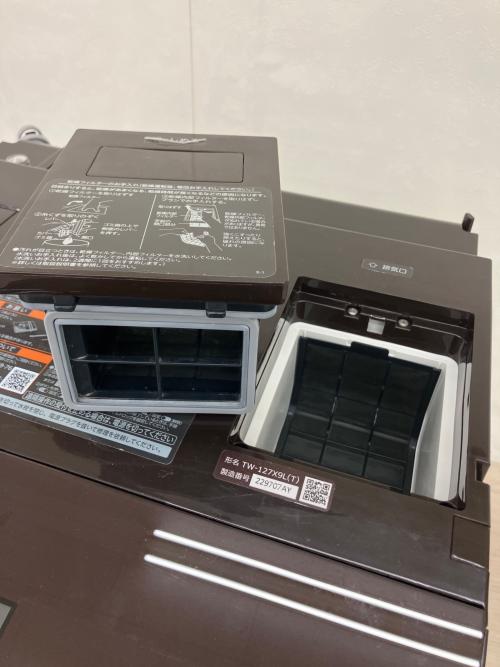 TOSHIBA (トウシバ) ドラム式洗濯乾燥機 12.0kg 7.0kg TW-127X9L 2021年製 取扱説明書付 全体的にキズ有 クリーニング済 50Hz／60Hz