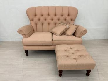 LAURA ASHLEY 2人掛けソファー ブルー 2人掛け 布｜トレファクONLINE