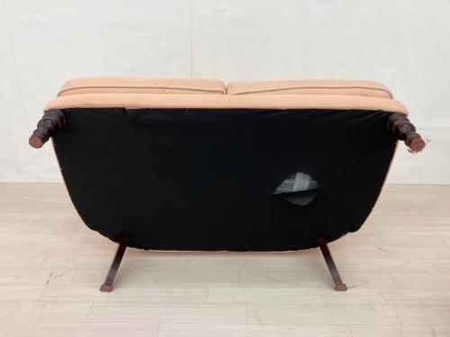 art forma (アートフォーマ) 2人掛けソファー ピンク 2人掛け/オットマン付き OSU001 ファブリック ヘイスティング