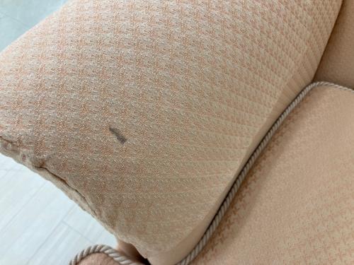 art forma (アートフォーマ) 2人掛けソファー ピンク 2人掛け/オットマン付き OSU001 ファブリック ヘイスティング