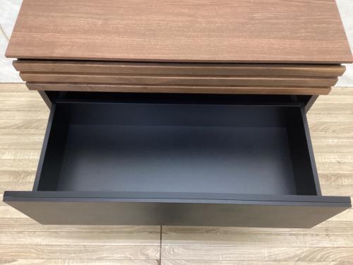 Alus Style (アルススタイル) 3段チェスト ブラウン×ブラック アルス幅８０．５チェスト 3段