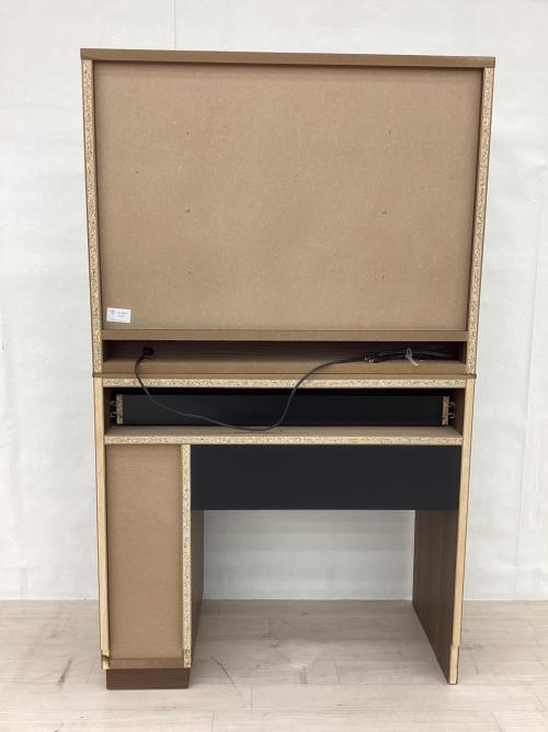 Alus Style (アルススタイル) 3面ドレッサー ブラウン×ブラック アルス三面鏡ドレッサー