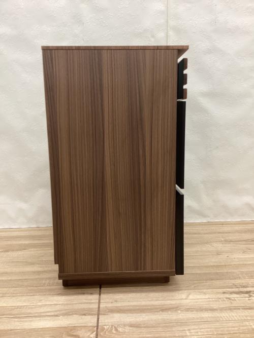 Alus Style (アルススタイル) 3段チェスト ブラウン×ブラック アルスチェスト幅６０‐３段 3段