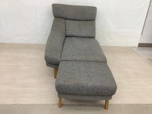 karimoku (カリモク) シェーズロング　オットマン付　ベージュ UU46