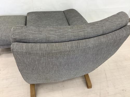 karimoku (カリモク) シェーズロング　オットマン付　ベージュ UU46