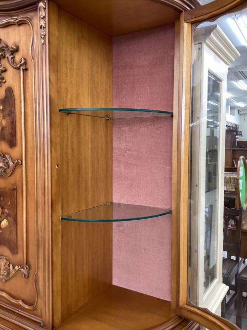 コレクションボード ブラウン アンティーク調 5枚扉