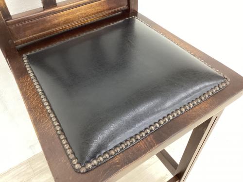 idea (イデア) カウンターチェアー H-YA-5B ダークブラウン×ブラック