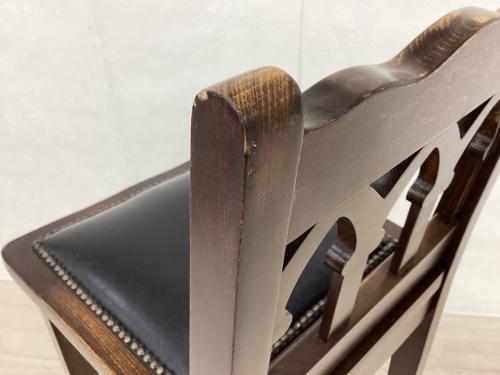 idea (イデア) カウンターチェアー H-YA-5B ダークブラウン×ブラック