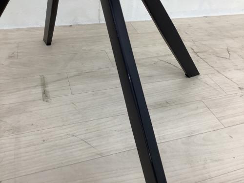 songdream (ソングドリーム) 回転式ダイニングチェア グレー×ブラック　ファブリック VIOLA(ヴィオラ)