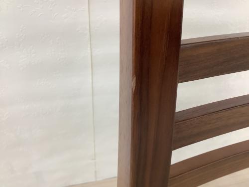 秋田木工 (アキタモッコウ) ダイニングチェアー ブラウン×ベージュ N-005 合皮×木製