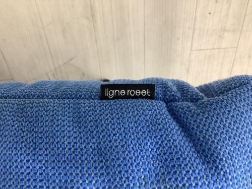 ligne roset (リーンロゼ) パフオットマン ブルー ロゼカラン タイプ1