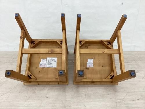 ニトリ ダイニング5点セット ナチュラル 木製 N-パイン 幅:約120㎝