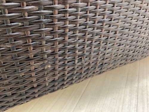 KAZAMA (カザマ) 3人掛けソファー ベージュ×ブラック