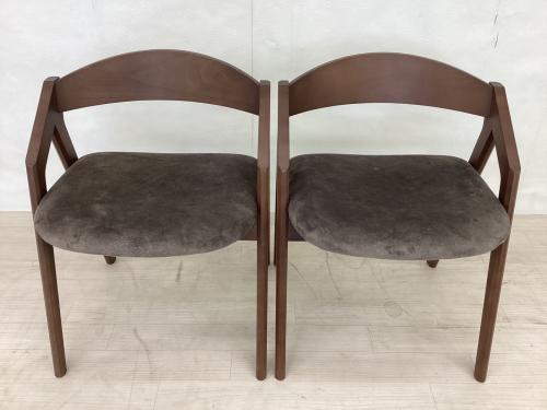 モリタインテリア ベンチダイニング4点セット グレー×ブラウン DT-561