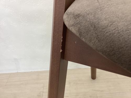 モリタインテリア ベンチダイニング4点セット グレー×ブラウン DT-561