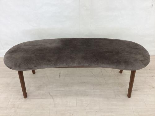 モリタインテリア ベンチダイニング4点セット グレー×ブラウン DT-561