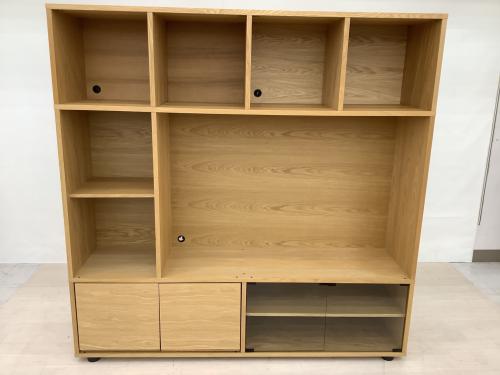 無印良品 (ムジルシリョウヒン) テレビボード ナチュラル スタッキングキャビネット
