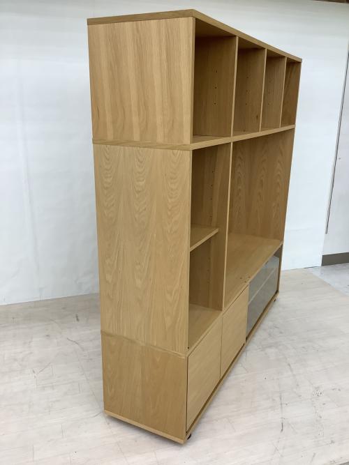 無印良品 (ムジルシリョウヒン) テレビボード ナチュラル スタッキングキャビネット
