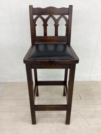 idea (イデア) カウンターチェアー H-YA-5B ダークブラウン×ブラック