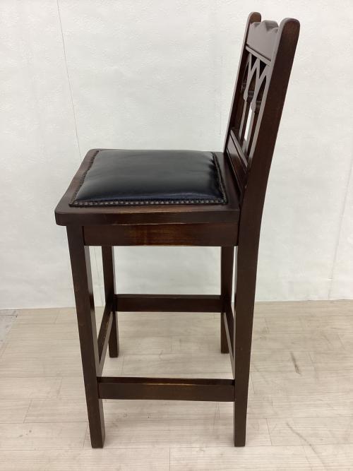 idea (イデア) カウンターチェアー H-YA-5B ダークブラウン×ブラック