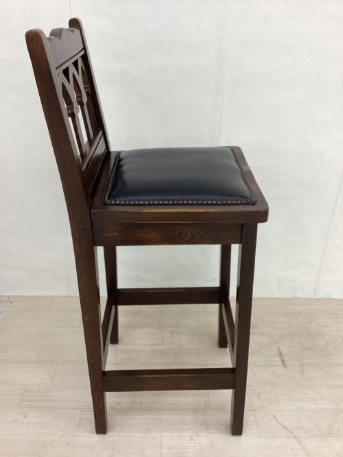 idea (イデア) カウンターチェアー H-YA-5B ダークブラウン×ブラック