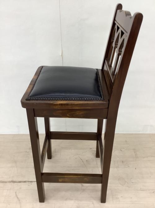 idea (イデア) カウンターチェアー H-YA-5B ダークブラウン×ブラック