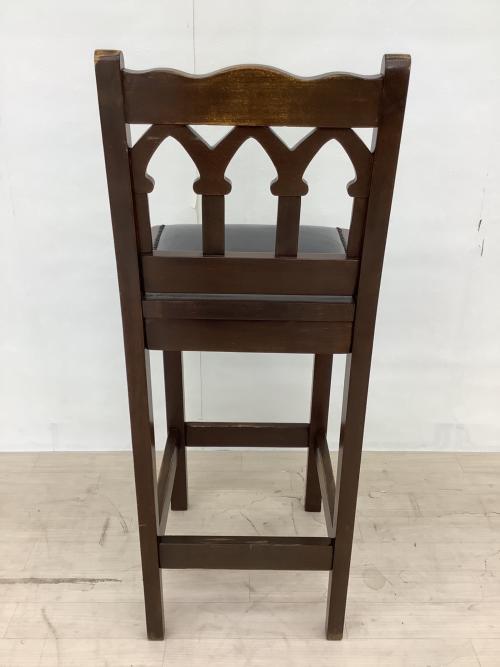 idea (イデア) カウンターチェアー H-YA-5B ダークブラウン×ブラック