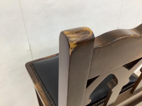 idea (イデア) カウンターチェアー H-YA-5B ダークブラウン×ブラック