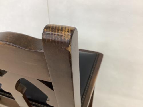 idea (イデア) カウンターチェアー H-YA-5B ダークブラウン×ブラック