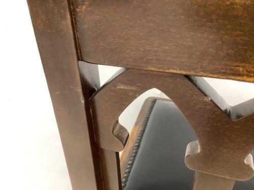 idea (イデア) カウンターチェアー H-YA-5B ダークブラウン×ブラック