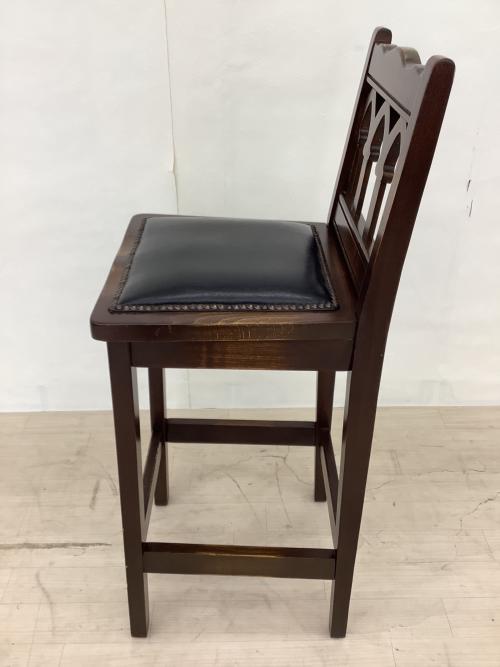 idea (イデア) カウンターチェアー H-YA-5B ダークブラウン×ブラック