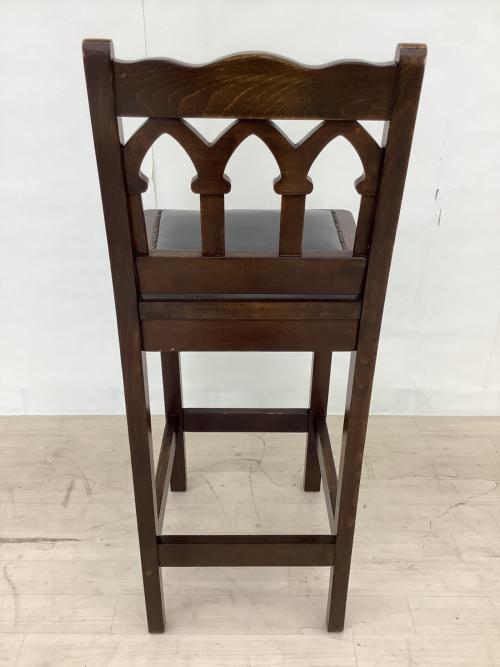 idea (イデア) カウンターチェアー H-YA-5B ダークブラウン×ブラック