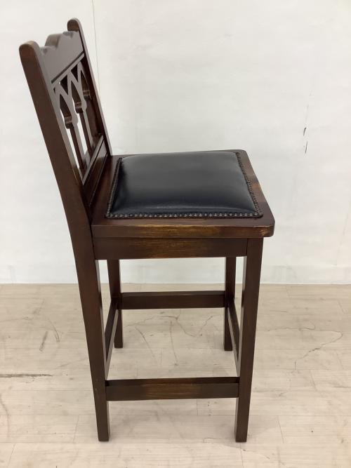 idea (イデア) カウンターチェアー H-YA-5B ダークブラウン×ブラック