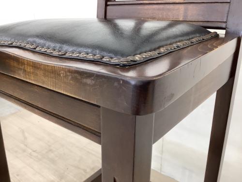 idea (イデア) カウンターチェアー H-YA-5B ダークブラウン×ブラック