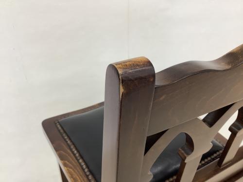 idea (イデア) カウンターチェアー H-YA-5B ダークブラウン×ブラック