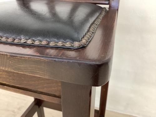 idea (イデア) カウンターチェアー H-YA-5B ダークブラウン×ブラック