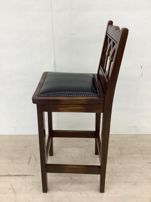 idea (イデア) カウンターチェアー H-YA-5B ダークブラウン×ブラック