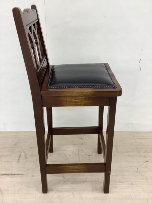 idea (イデア) カウンターチェアー H-YA-5B ダークブラウン×ブラック