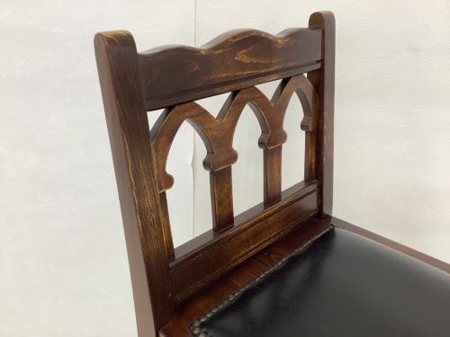 idea (イデア) カウンターチェアー H-YA-5B ダークブラウン×ブラック