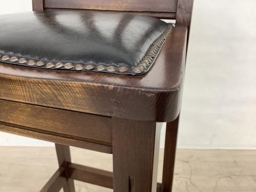 idea (イデア) カウンターチェアー H-YA-5B ダークブラウン×ブラック