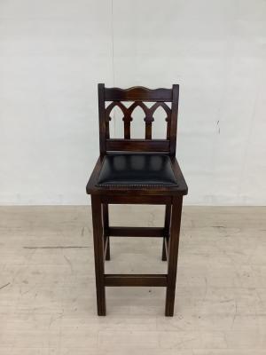 idea (イデア) カウンターチェアー H-YA-5B ダークブラウン×ブラック