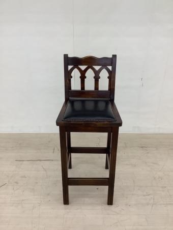 idea (イデア) カウンターチェアー H-YA-5B ダークブラウン×ブラック