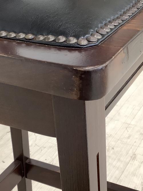 idea (イデア) カウンターチェアー H-YA-5B ダークブラウン×ブラック