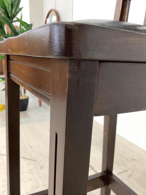 idea (イデア) カウンターチェアー H-YA-5B ダークブラウン×ブラック