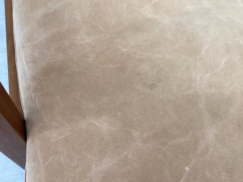 広松木工 (ヒロマツモッコウ) カウチソファー 幅:約196㎝ オレンジ×ブラウン RIPOSO 196