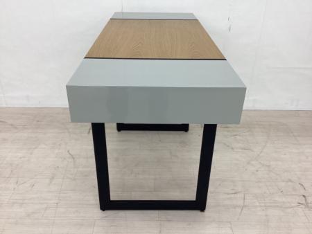 CHERRY (チェリー) ワークデスク SD-660 幅:約120㎝ グレー/ナチュラル