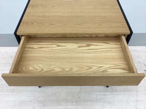 CHERRY (チェリー) ワークデスク SD-660 幅:約120㎝ グレー/ナチュラル