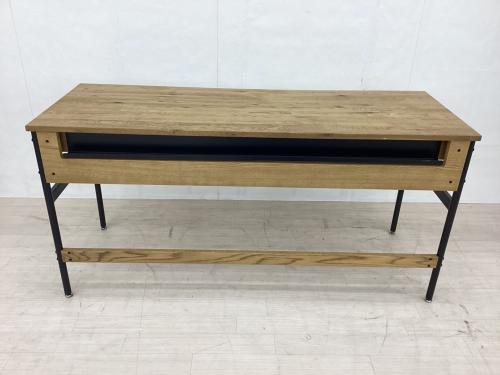 関家具 (セキカグ) ワークデスク ガクト デスク 1500 WF-1 幅:約150㎝ ブラウン